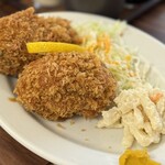 秀子 - カキフライハーフ（単品）　600円