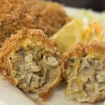 秀子 - カキフライ　断面図