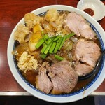 中華そば たた味 - 特製スタミナ中華(にんにく, あぶら, からめ), 大盛, 肩ロースチャーシュー一枚