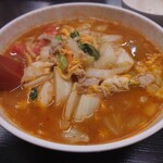 山東飯店 - トマト卵麺