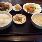 好香再来　趙さんのお店 - 酢豚定食。ゴテゴテしていなくてアッサリ味。美味しかった！