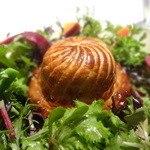 レフェルヴェソンス - アップルパイの様に#14～
      　猪のほほ首のコンフィと加賀蓮根、フォアグラ、手長海老、いちじく、野生の葡萄のソース、時季のサラダ