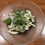 リストランテ野呂 - やりいかとういきょう柑橘サラダ仕立て