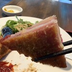 市場ダイニングFUSEN - モッツァレラチーズ入りミルフィーユハムカツ