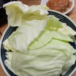 新宿もつ焼 芝浦ホルモン - 味噌キャベツ