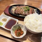 炭火焼さがんもん - 佐賀牛サーロインステーキ定食