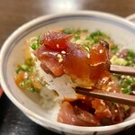 割烹 銀波 - マグロ漬け