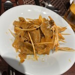 笑龍 - 搾菜と葱の和物