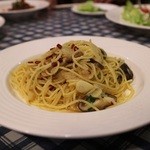 レストラン ピック - 地元産しいたけのペペロンチーノ