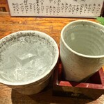 海鮮居酒屋 れん - 三岳水割りと景虎