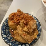京都鶏白湯そば 純 - サイドの台湾風唐揚げ