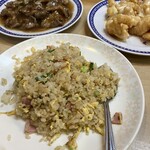 燕楽 - チャーハン。えびまよ。