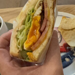 ラフ&タフ コーヒースタンド - ラフタフサンド（断面）