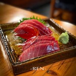 手打そば 金太郎 御殿場本店 - マグロの赤身