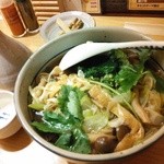 なか屋 - ネギたっぷり野菜うどん＼(^o^)／