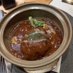 居酒屋 虎翼 - 牛タンのハンバーグ