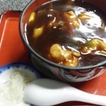 朝日屋 - カレー南蛮そば