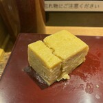 築地 男前鮓 - 厚焼き玉子