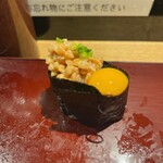 築地 男前鮓 - 納豆