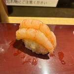 築地 男前鮓 - 甘エビ