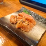 奈良の酒蔵全部呑み うまっしゅ - 炙り明太子