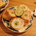 大衆ランド 居酒屋チバ - 知床地鶏ねぎま唐揚げ