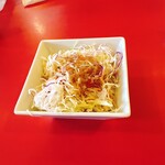 スパゲッ亭チャオ - 最初に出てくるサラダをみて、ヨコイを思い出しました