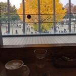 goodspoon Cheese Sweets & Cheese Brunch - 窓際の一人席からのビュー