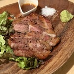 立川酒場 魚丸 - 豚ステーキ