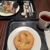 ニッキカフェ - プレッツェルセット・モンブランケーキセット