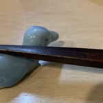 手打ち蕎麦 雷鳥 - 箸置き