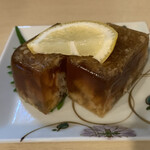 手打ち蕎麦 雷鳥 - お魚の煮凝り