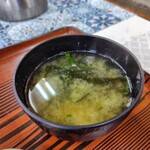 お食事の店 味楽 - 味噌汁アップ｡