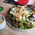 シュラスコ&ビアレストラン ALEGRIA - サラダ　美味しい