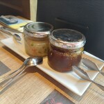 シュラスコ&ビアレストラン ALEGRIA - 卓上の調味料