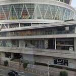 シュラスコ&ビアレストラン ALEGRIA - 窓から見たスーパーアリーナ