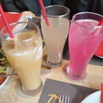 シュラスコ&ビアレストラン ALEGRIA - 女子会コースはソフトドリンク飲み放題