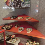 Sasaichi - 店前のお料理サンプルのディスプレー。