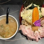 麺屋 土竜 - 料理写真:■覇王肉土竜つけめん¥2,080