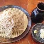 そば処 平石亭 - 源流そば(600円)＋大盛り(100円)