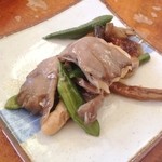 そば処 平石亭 - サービスの炒め物