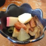 そば処 平石亭 - サービスの煮物