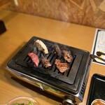 焼肉ホルモンタベタ - 焼いて～