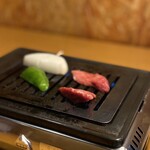 焼肉ホルモンタベタ - 焼いて～