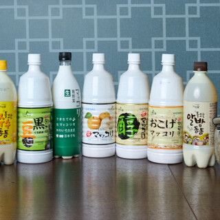 11種類のマッコリをはじめとした豊富なドリンクメニュー