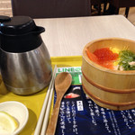 おひつごはん四六時中 - サーモン&いくら