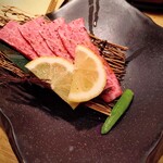 炭火焼肉 炭炭 - 特選飛騨牛カルビ　塩