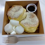 pancake prank - 黒蜜きな粉パンケーキ　750円