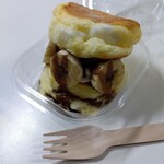 pancake prank - チョコバナナサンド　600円
