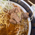 江ざわ - モツ煮をダイブさせたらそれはもう間違いない